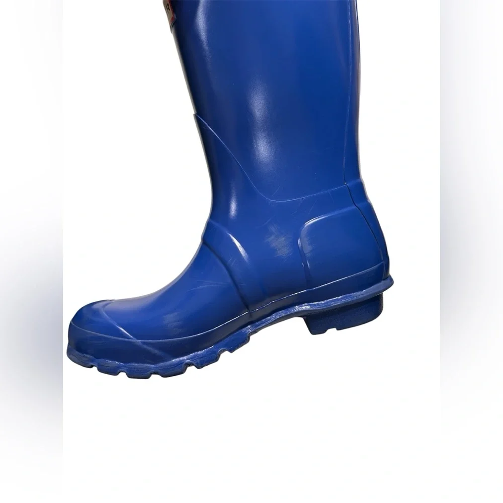 Hunter Original Short Rain Boots – Women’s Size 6 – Classic Blue 🌧️💙
